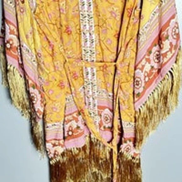 Spell & The Gypsy Collective Portobello Road Tassel Dress Size L - Picture 4 of 11